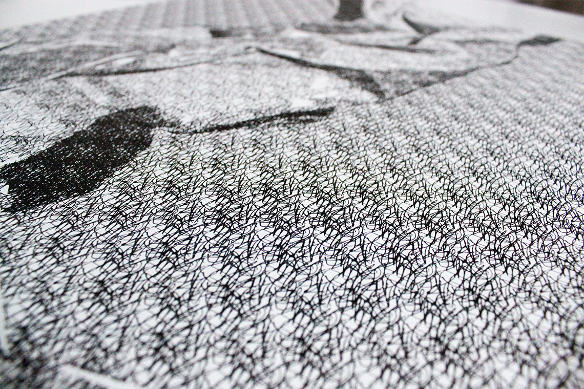 Sérigraphie graffiti cessieux